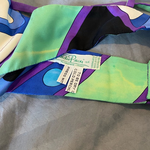 1990’s Emilio Pucci Silk Bra, Made in Italy, size 12 - Picture 2 of 12